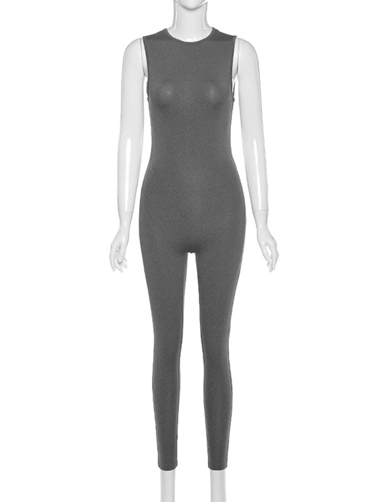 Eleganter Bodycon-Overall Damen Slim Fit