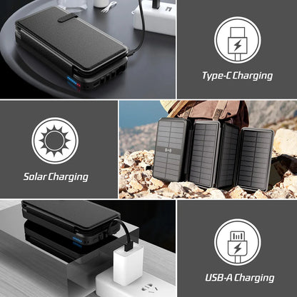 Powerbank 43800mAh Solar Outdoor Reisen Schnellladung