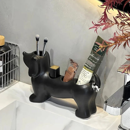 Badezimmer Organizer Dackel Mehrzweck Haken Regal