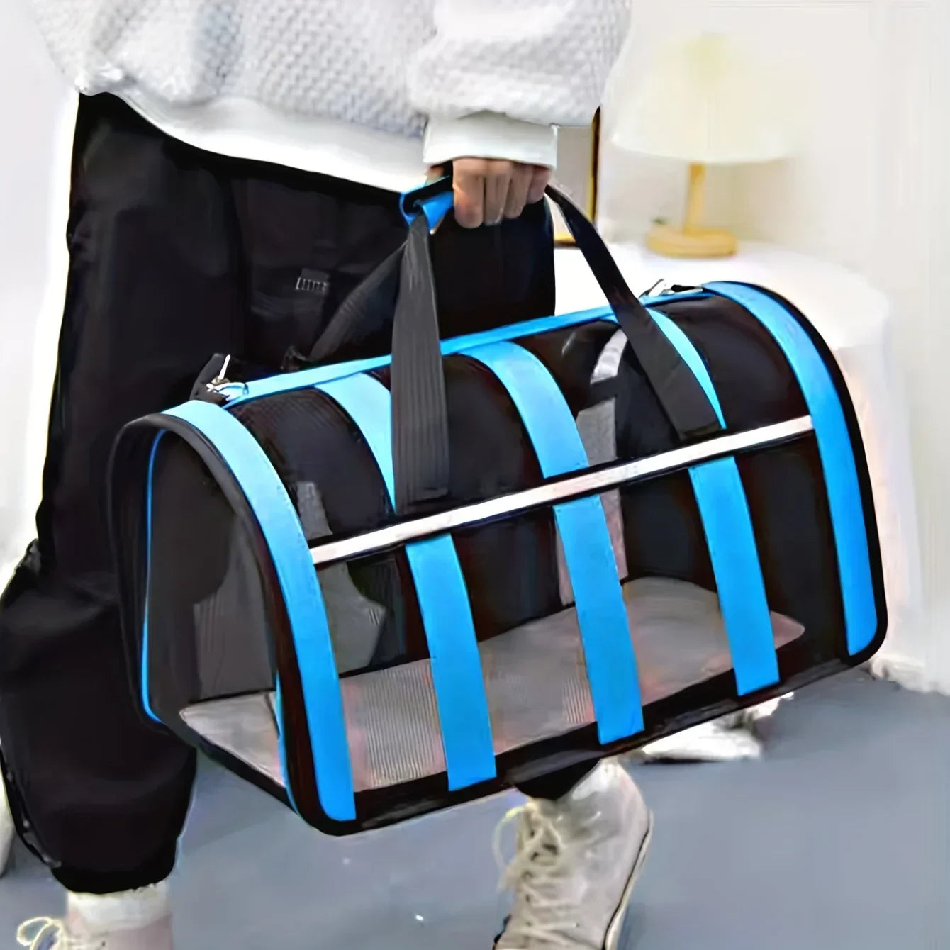 Faltbare Haustier Transportbox Reise Tasche - BerlinGlamour