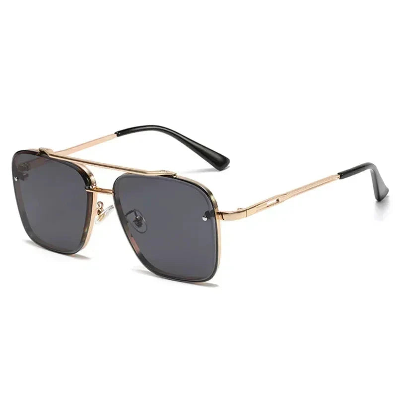 Herren Sonnenbrille Pilotenstil Quadratisch Trendy