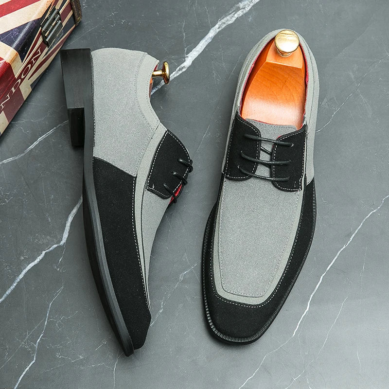 Herren Schuhe Wildleder Braun Elegant