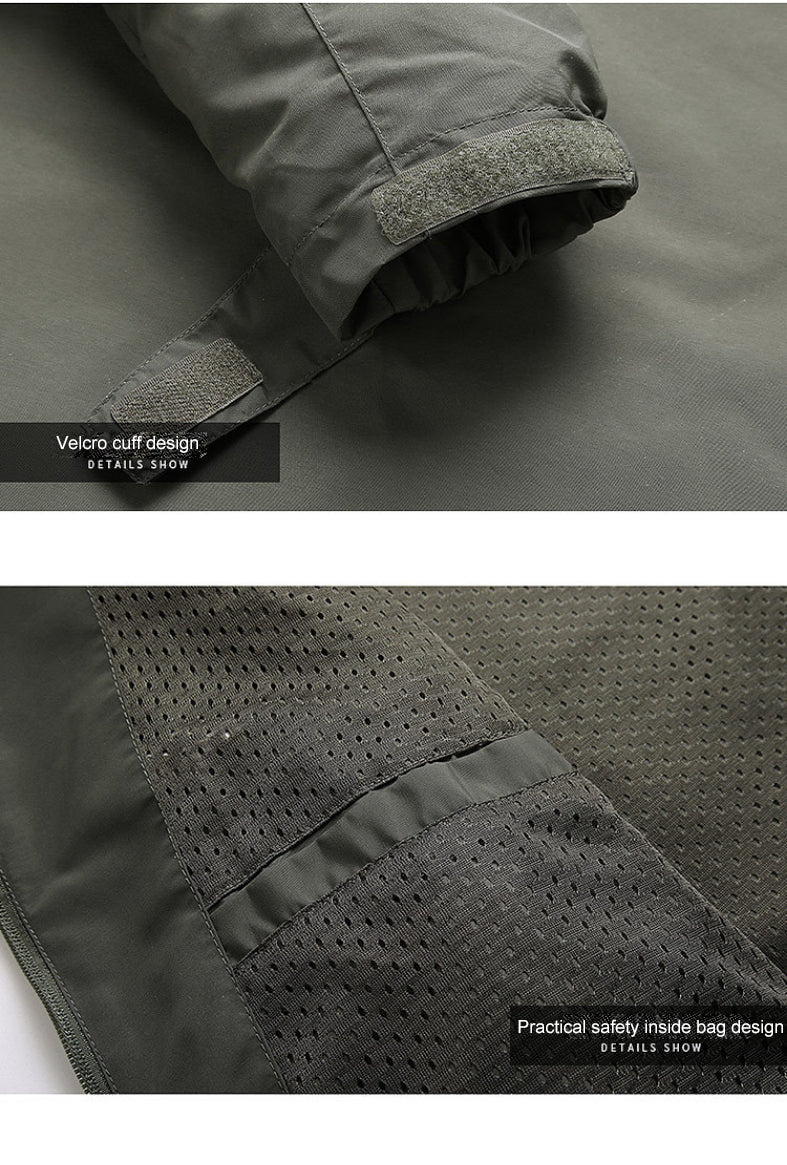 Regenjacke Softshell Wasserdicht Männer