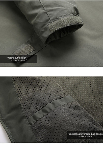 Regenjacke Softshell Wasserdicht Männer