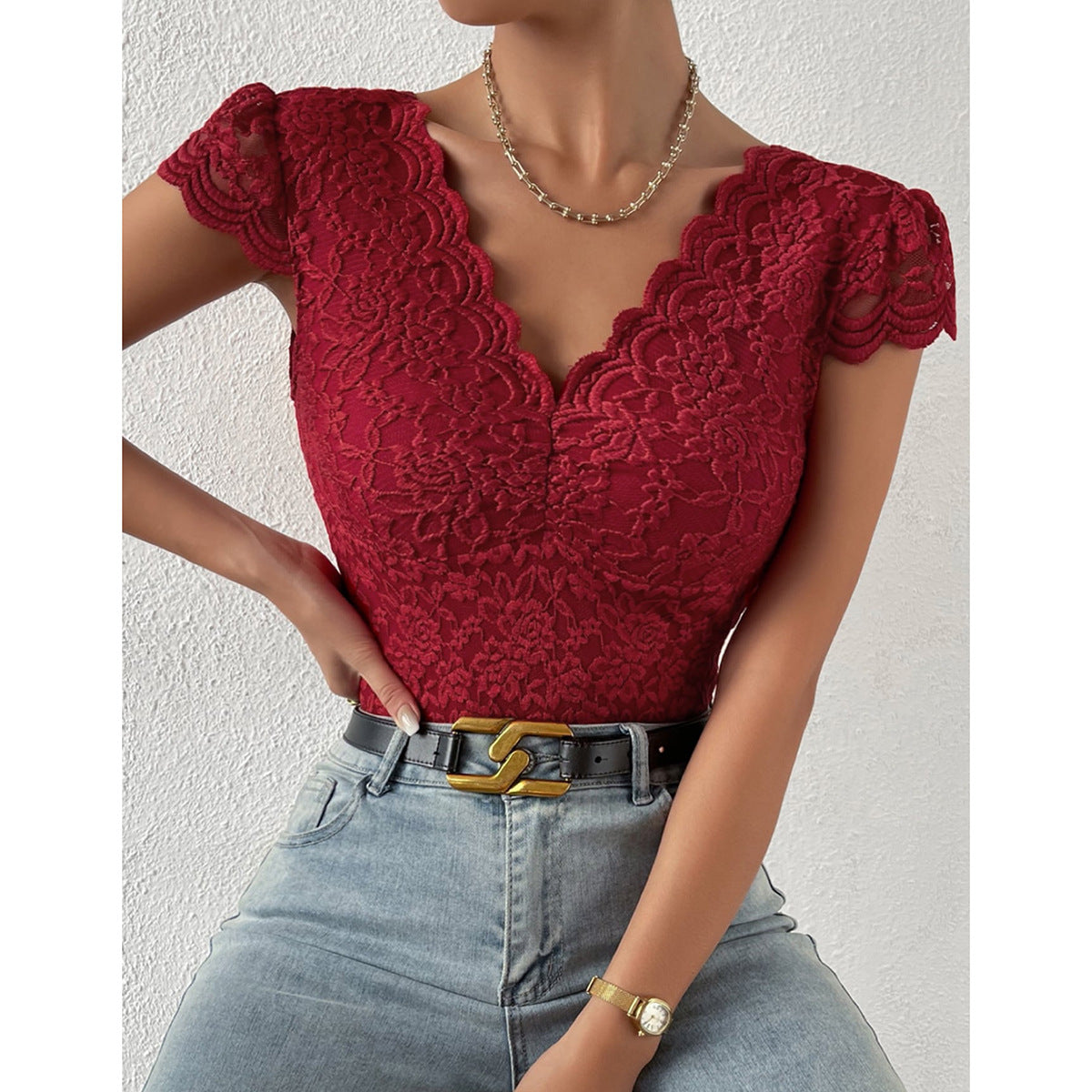 Leichte Damenbluse Sommer Elegant
