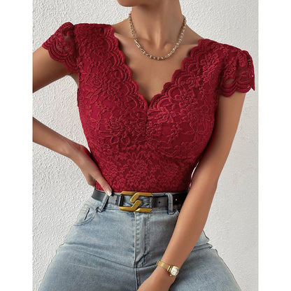 Leichte Damenbluse Sommer Elegant