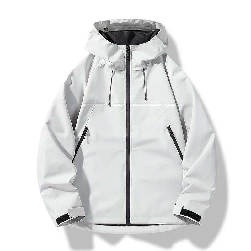 Herren Outdoor Jacke Wasserdicht Winddicht Kapuzenjacke - BerlinGlamour