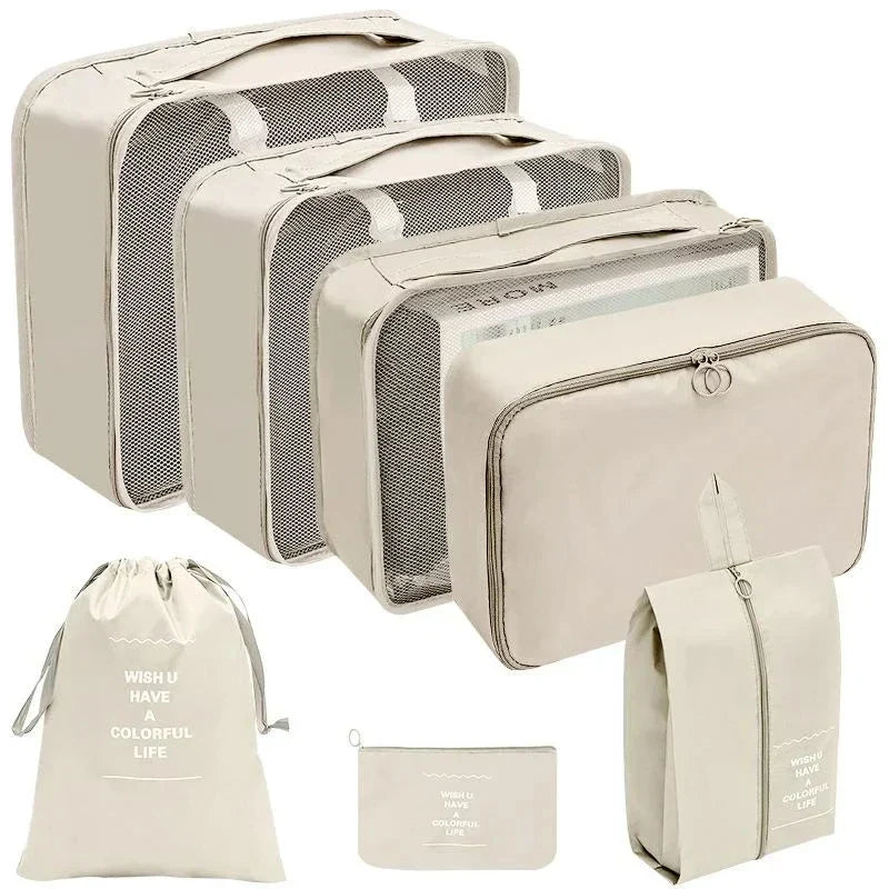 Reise-Organizer Set 7-10-teilig Faltbar Koffer-Boxen