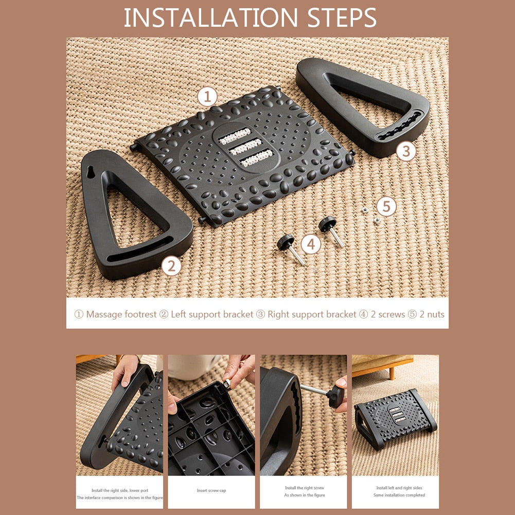 Fußstütze Massager Ergonomisch für Home-Office