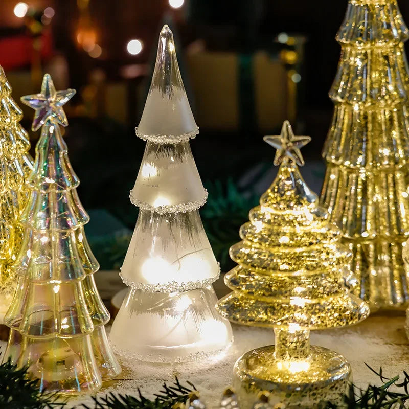 Weihnachtsbaum Lampe LED Frosted Glass Modern
