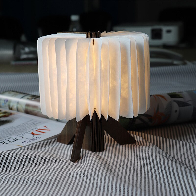 LED Buchlicht Faltbar Dekor Lampe Modern - BerlinGlamour