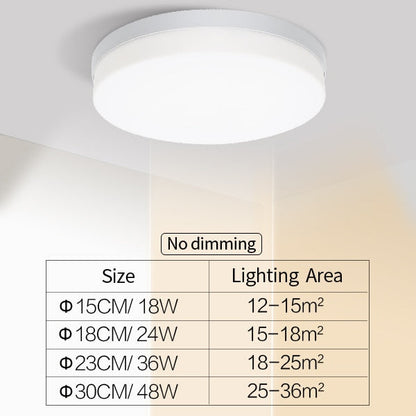 Schlanke LED Deckenlampe Modern Dimmbar