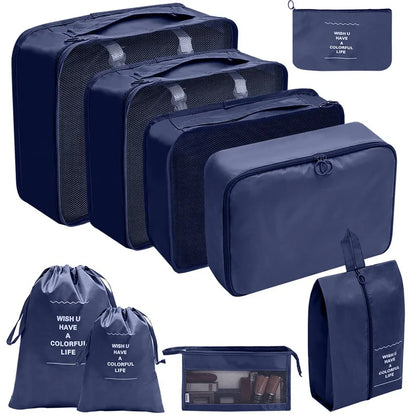 Reise-Organizer Set 7-10-teilig Faltbar Koffer-Boxen