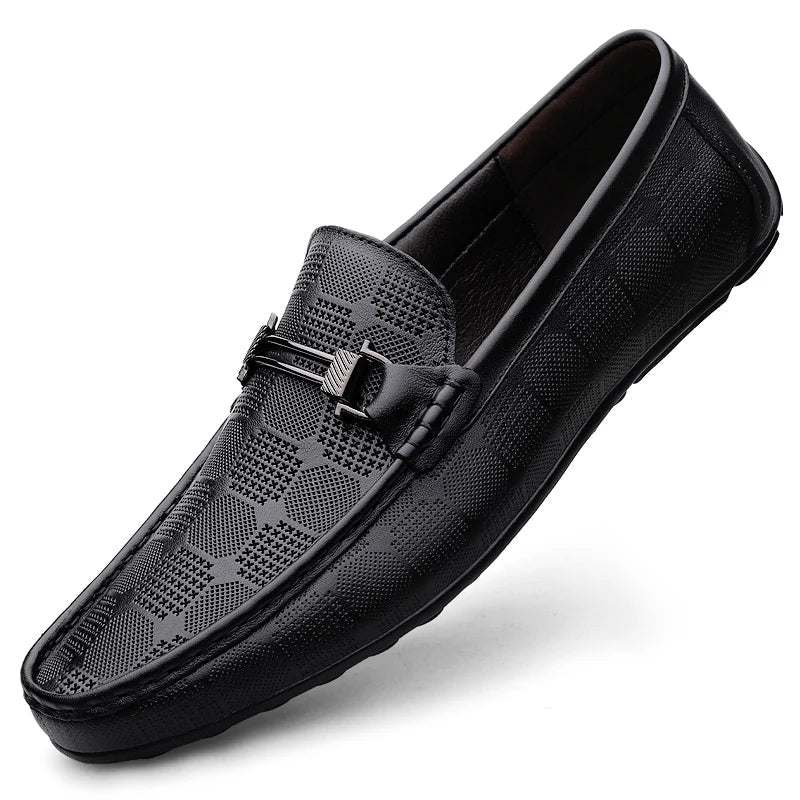 Leder Loafer Schuhe Herren Italienisch Echtleder