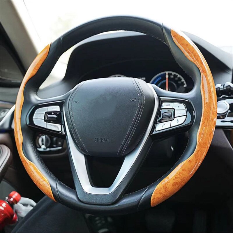 Rutschfeste Auto Radabdeckung Holz Optik