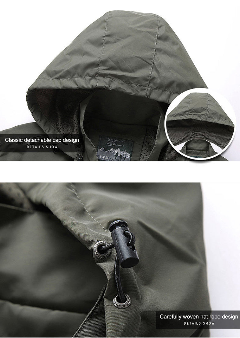 Regenjacke Softshell Wasserdicht Männer