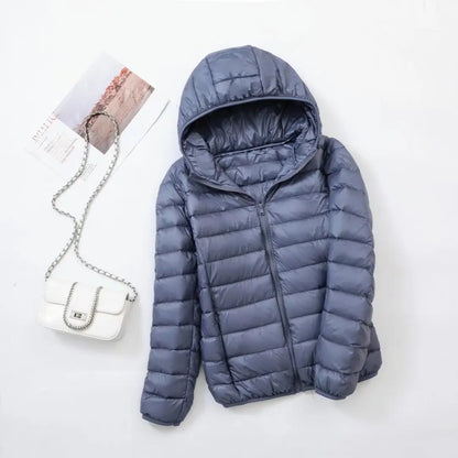 Daunenjacke Wendejacke Warm Damen