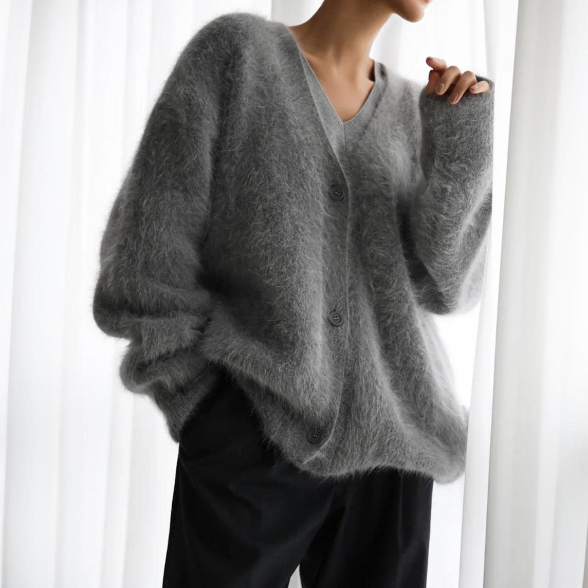 Elegante Damen Strickjacke Modern