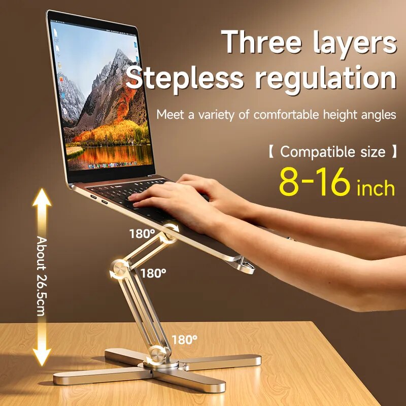Notebookhalter 360 Grad Drehbar Tragbar Komfort