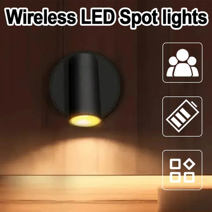 Magnetische LED Wandlampe Kabellos Wiederaufladbar Dimmbar - BerlinGlamour
