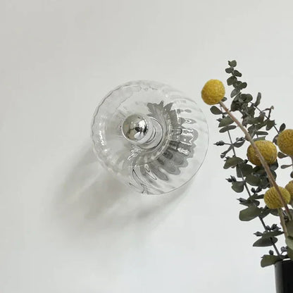 Moderne Glas Wandleuchte Wandlampe Strahlen Effekt