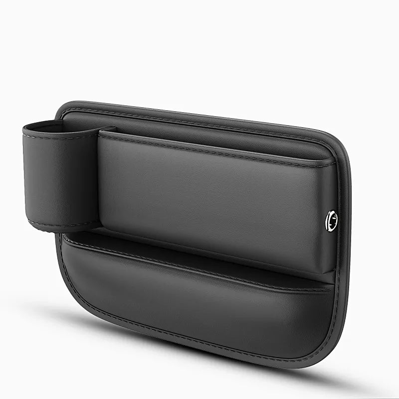 Praktischer Auto Becherhalter Leder Schwarz - BerlinGlamour