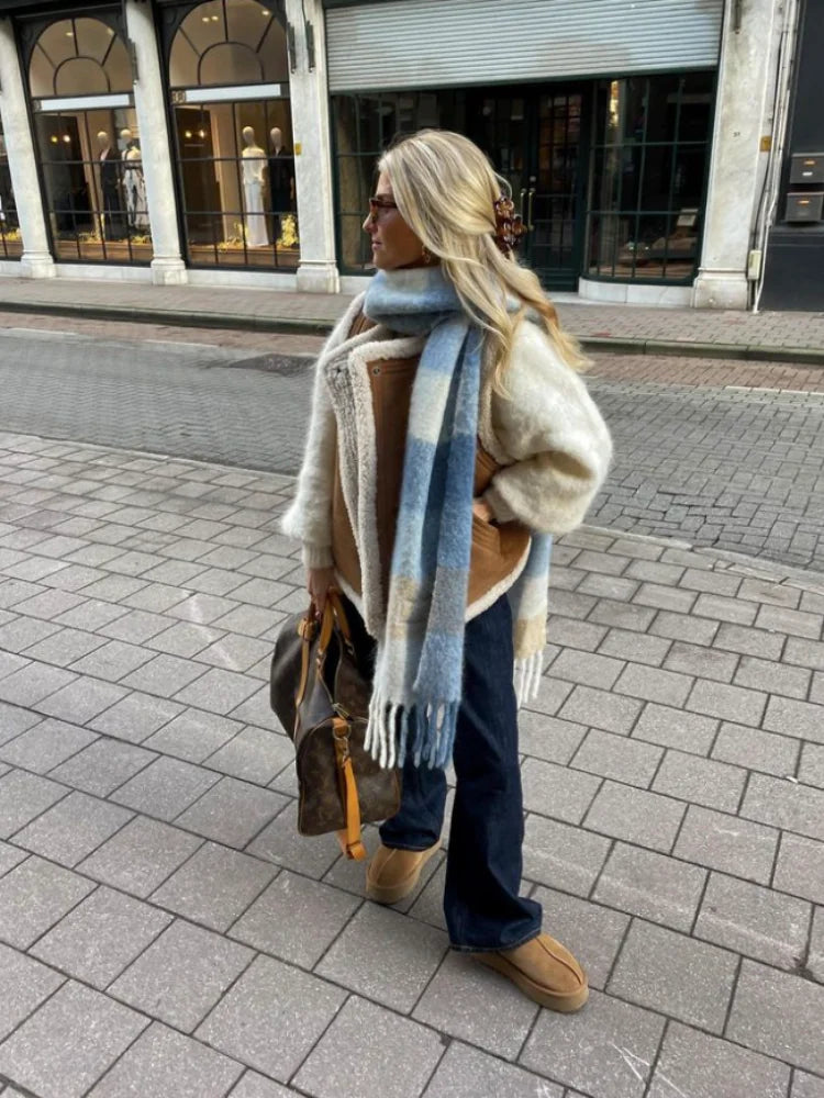 Leder Winterweste Elegant & Zeitlos