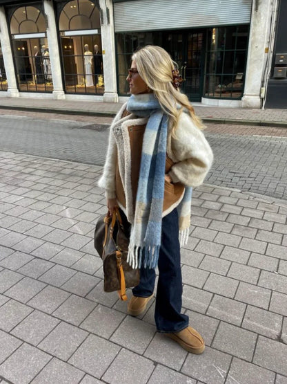 Leder Winterweste Elegant & Zeitlos