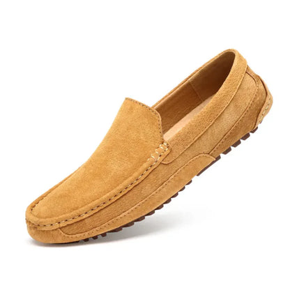 Elegante Herren Loafer aus Wildleder Schwarz