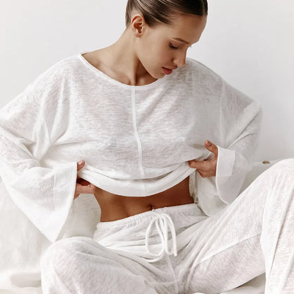 Damen Loungewear Set Bequem Modern