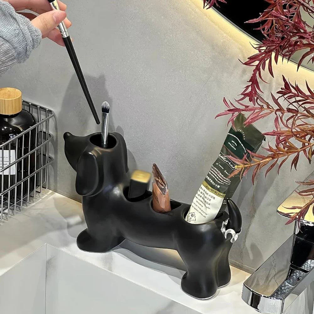 Badezimmer Organizer Dackel Mehrzweck Haken Regal