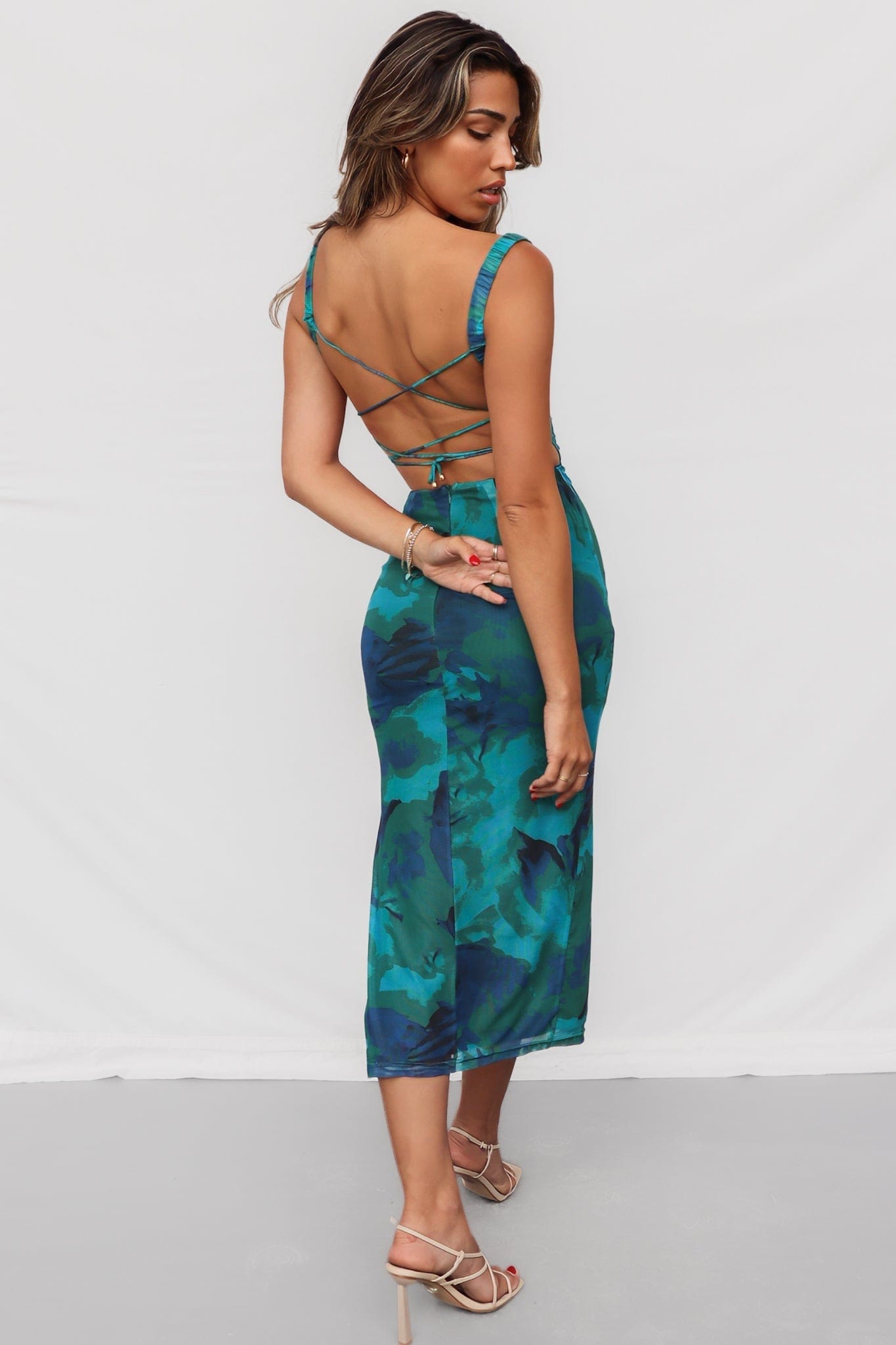 Sommerkleid Rückenfrei mit Schnürung Frauen