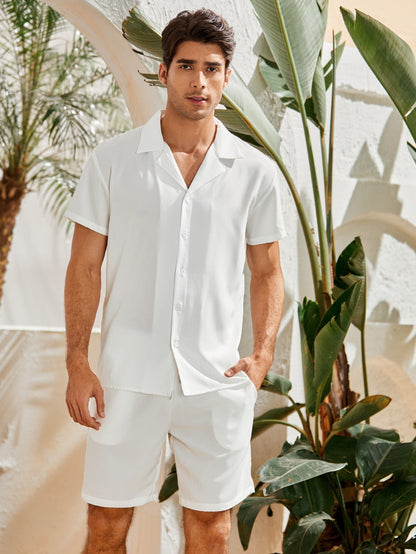 Herren Sommer Set Kurzarm Shorts - BerlinGlamour