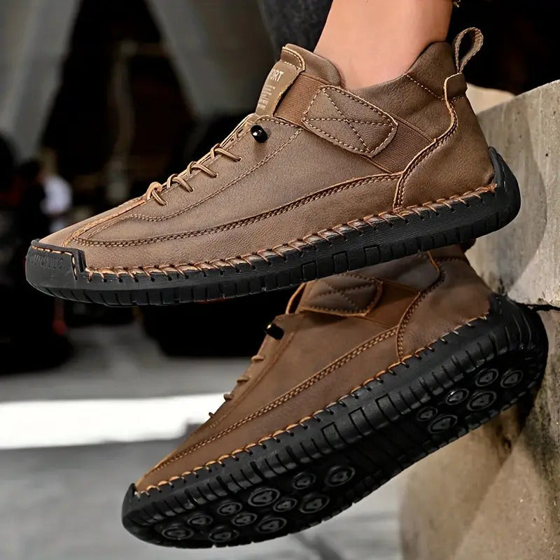 Damen Sneaker Lässig Schnürplattform Schuhe Bequem