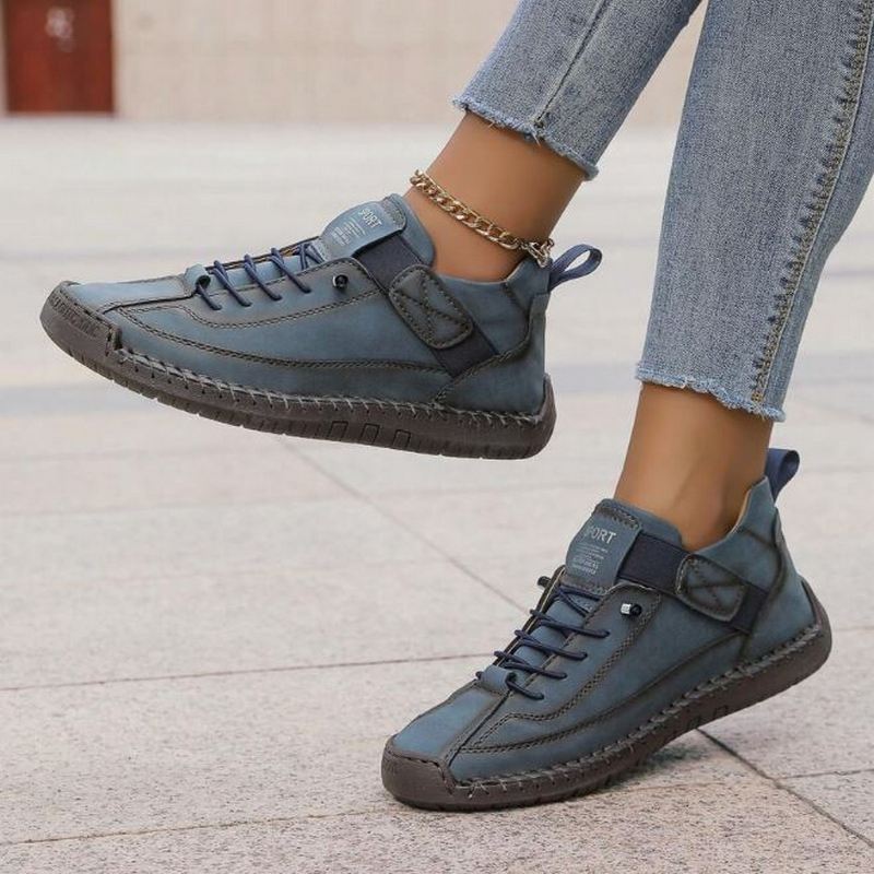 Damen Sneaker Bequem Orthopädisch Komfort Schuhe