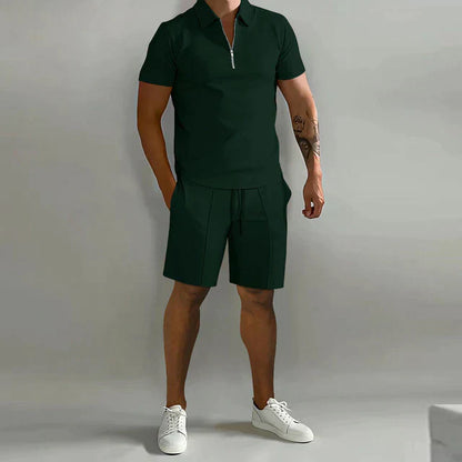 Sommer-Set für Männer Kurzarm T-Shirt und Shorts - BerlinGlamour