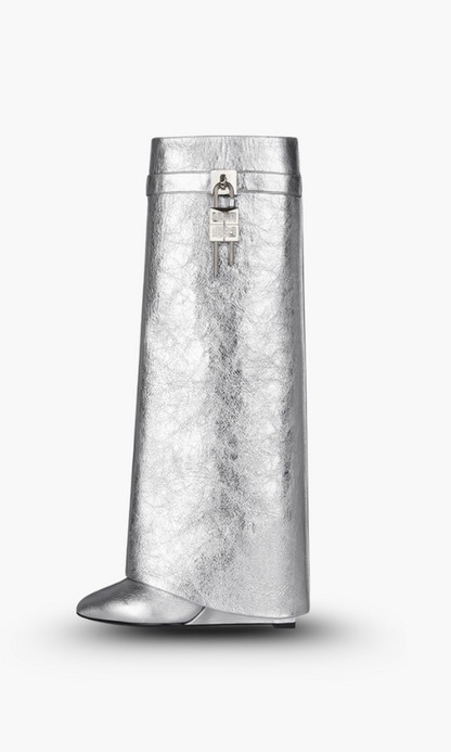 Vegane Stiefel Frauen Hochwertig Elegant Lederoptik