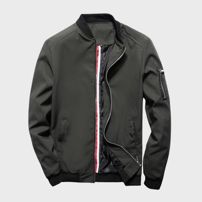 Herren Bomberjacke Zip-Up Modern Sportlich