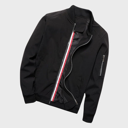 Herren Bomberjacke Zip-Up Modern Sportlich