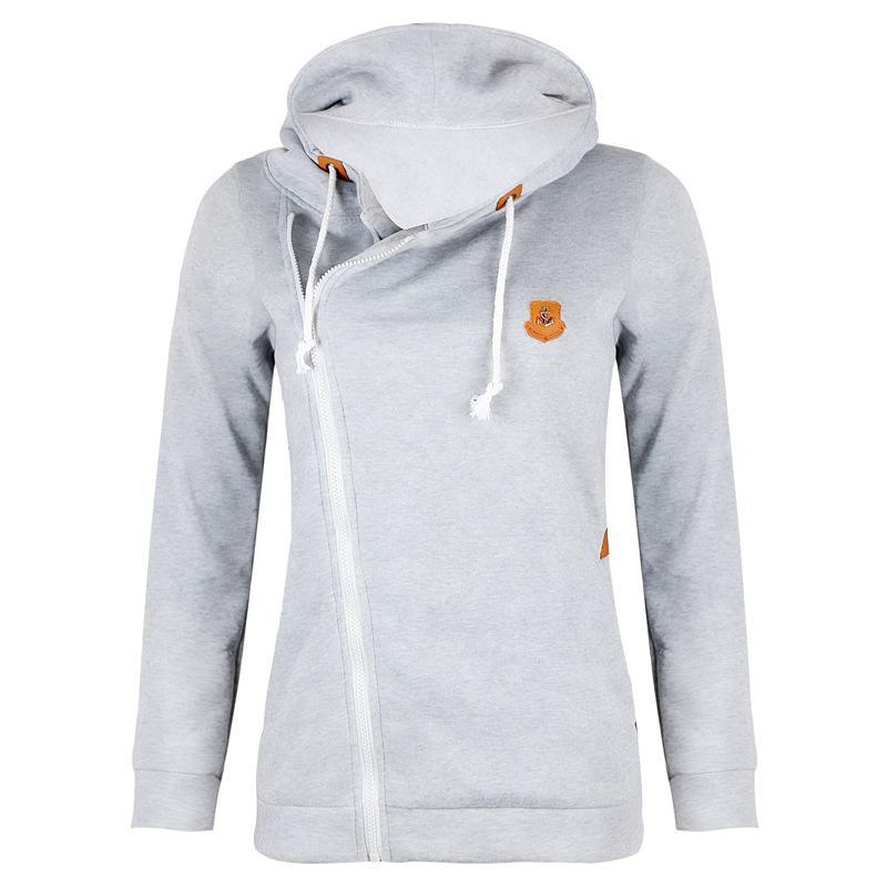 Kapuzen-Hoodie mit Reißverschluss und Kordelzug Große Taschen
