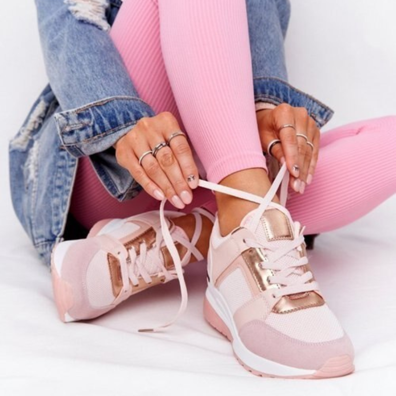 Damen Sneaker Ergonomisch Bequem Designer