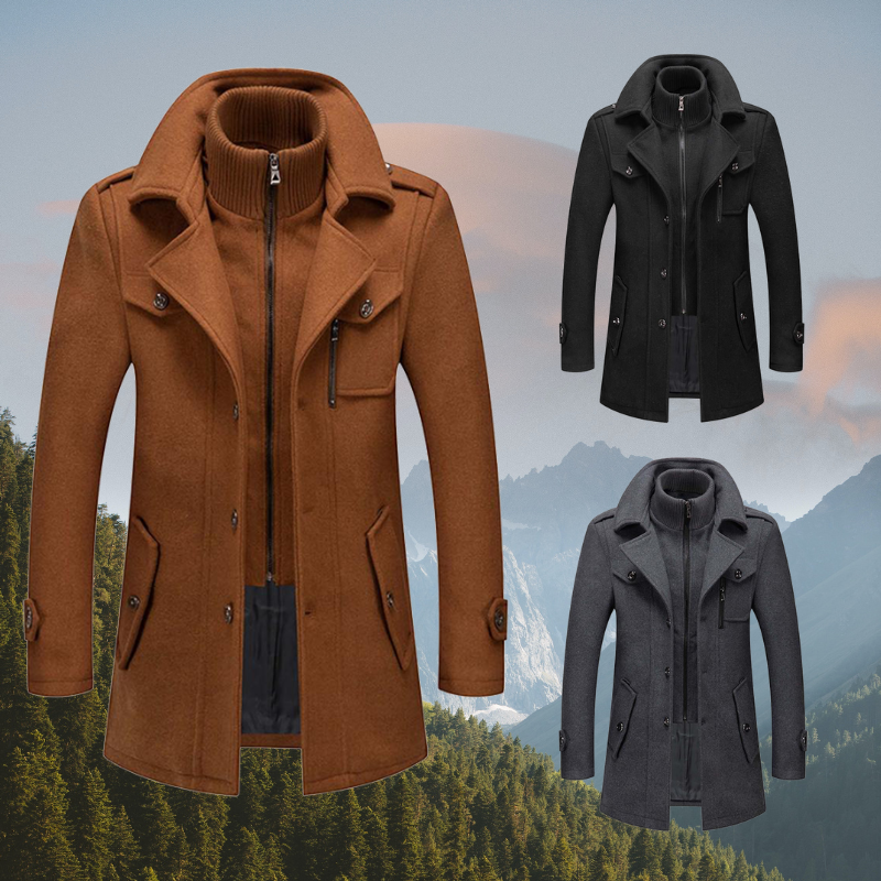 Stilvoller Herren Wintermantel - BerlinGlamour