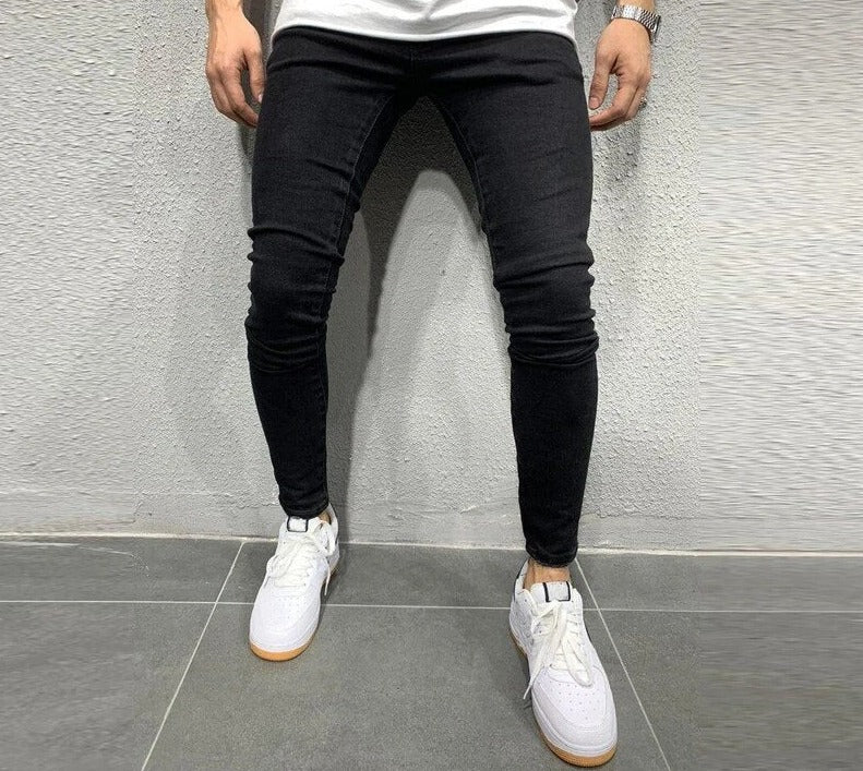Schlanke Herrenjeans Stretch Bequem - BerlinGlamour