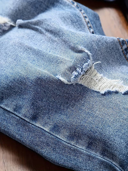 Skinny-Jeans | Ripped | Stretch | Schlanke Fit-Jeans | Herrenjeans-Chaps Herrenmode