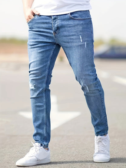 Slim-Fit-Jeans | Stretch | Rissig | Skinny-Jeans | Herrenjeans-Chaps Herrenmode