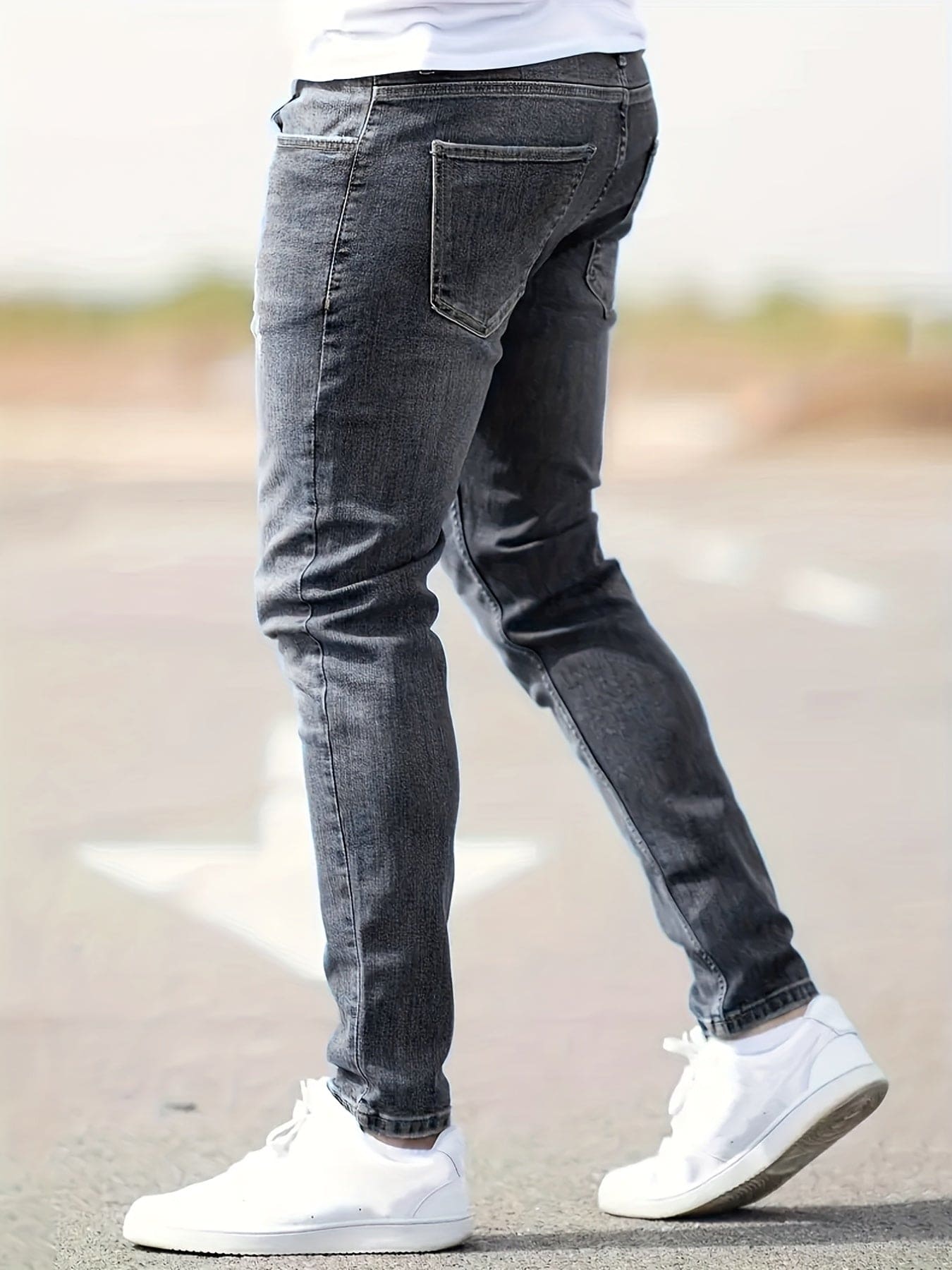 Slim-Fit-Jeans | Stretch | Rissig | Skinny-Jeans | Herrenjeans-Chaps Herrenmode
