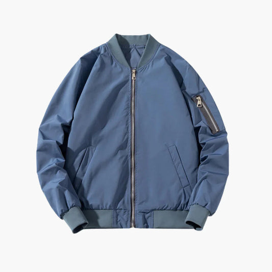 Slim-Fit Bomberjacke mit Reißverschluss für Herren 0