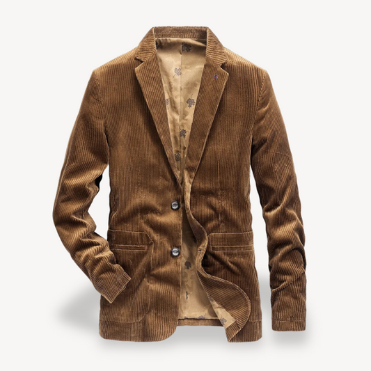 Slim Fit Cordblazer für Herren | Loravelle 0