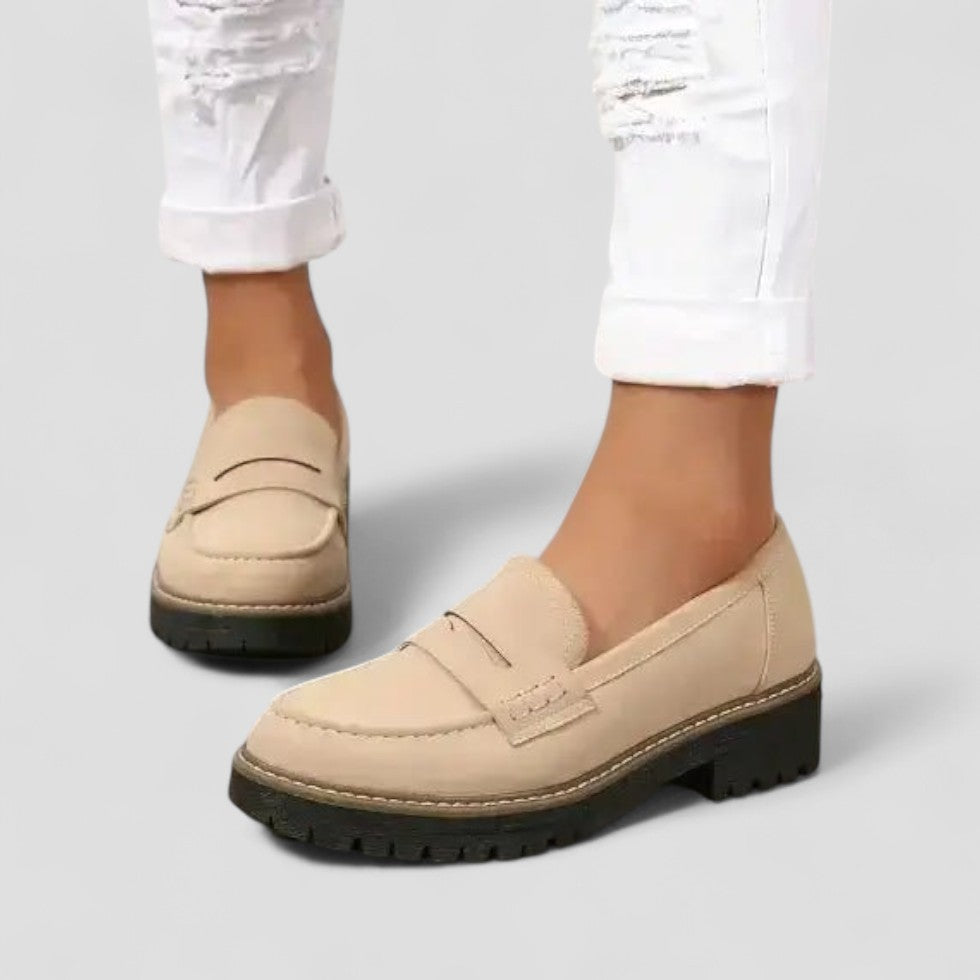 Slip-On-Loafer mit dicker Sohle 1