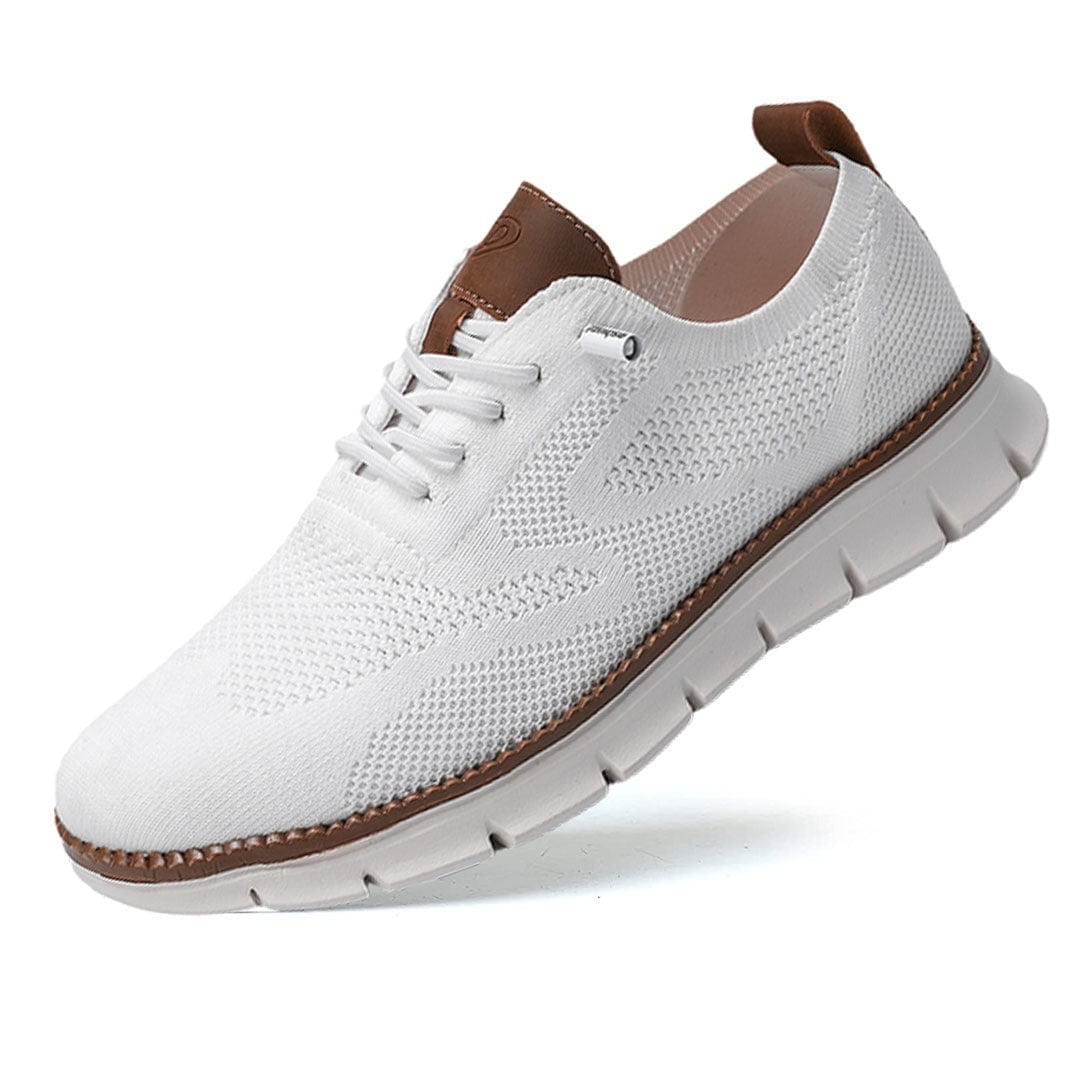 Slip-On-Sneakers | Mesh | Turnschuhe | Wanderschuhe | Herren-Sneakers-Weiß-40-Chaps Herrenmode